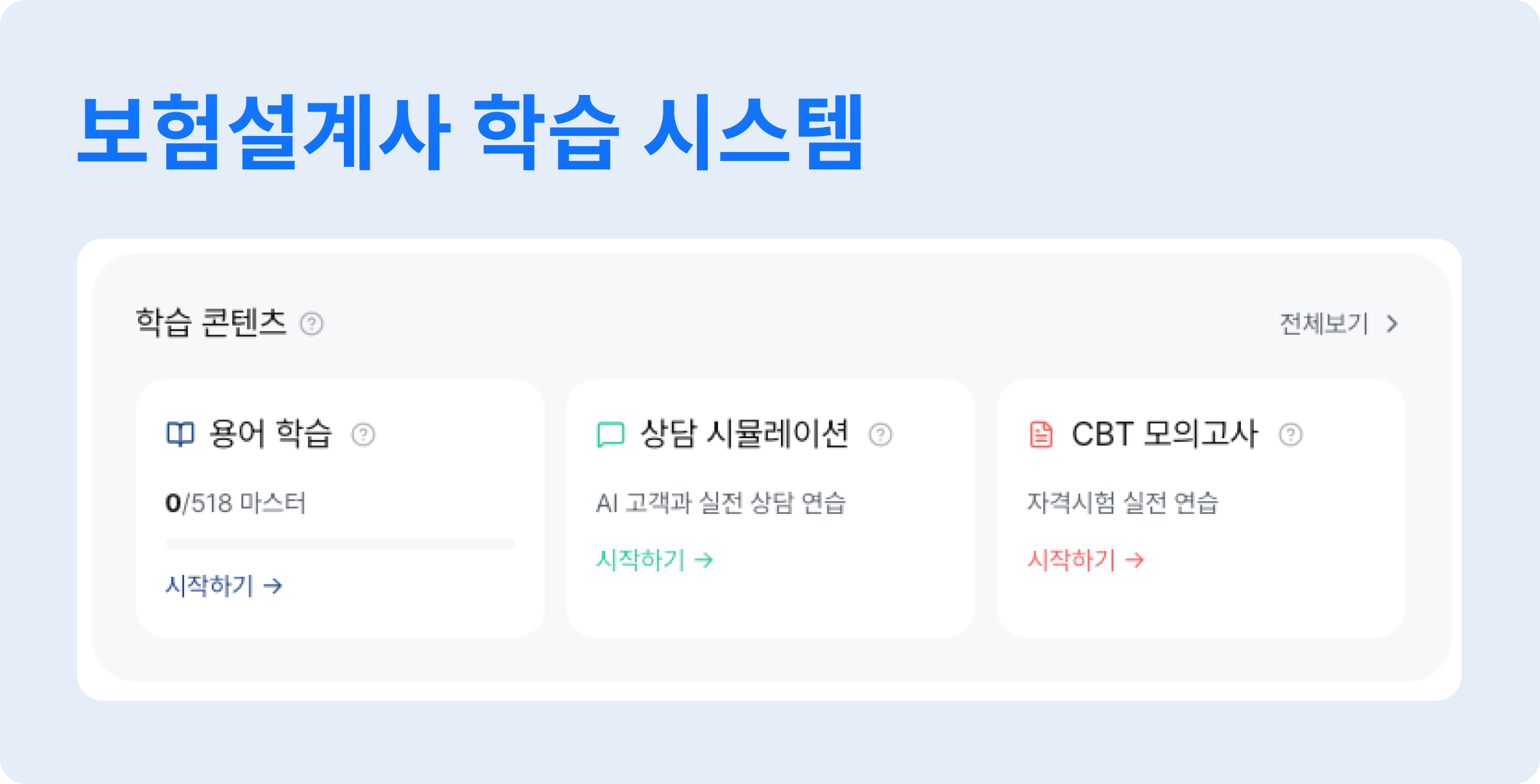 인톡 파트너스 - 학습 시스템